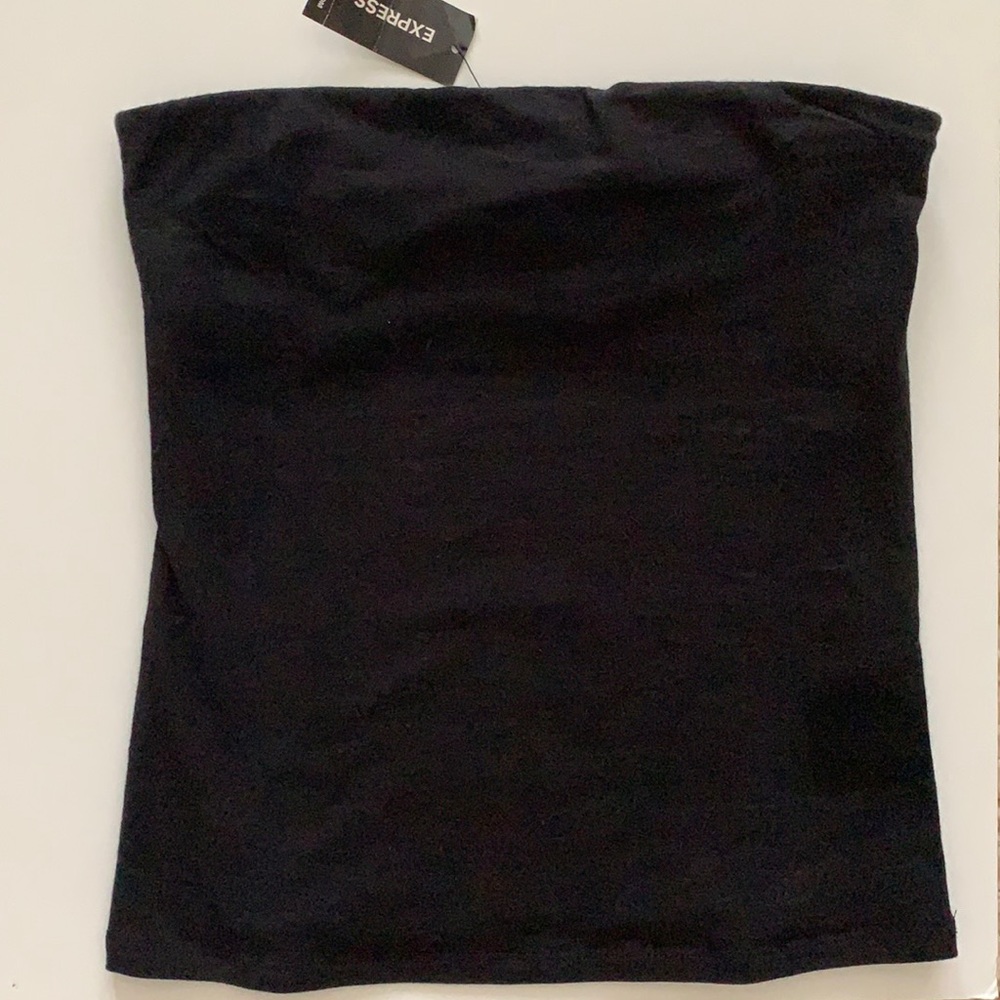 NEW W/TAGS Express Black Full Length Tube Top XS/S